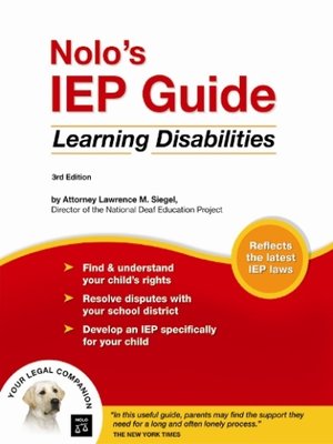 cover image of Nolo's IEP Guide
